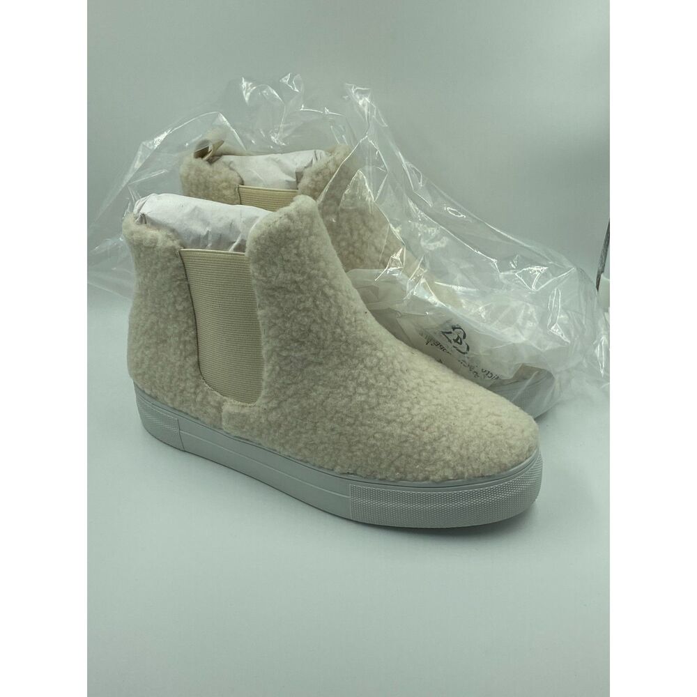 Eloise Sherpa High Top Sneaker NIB